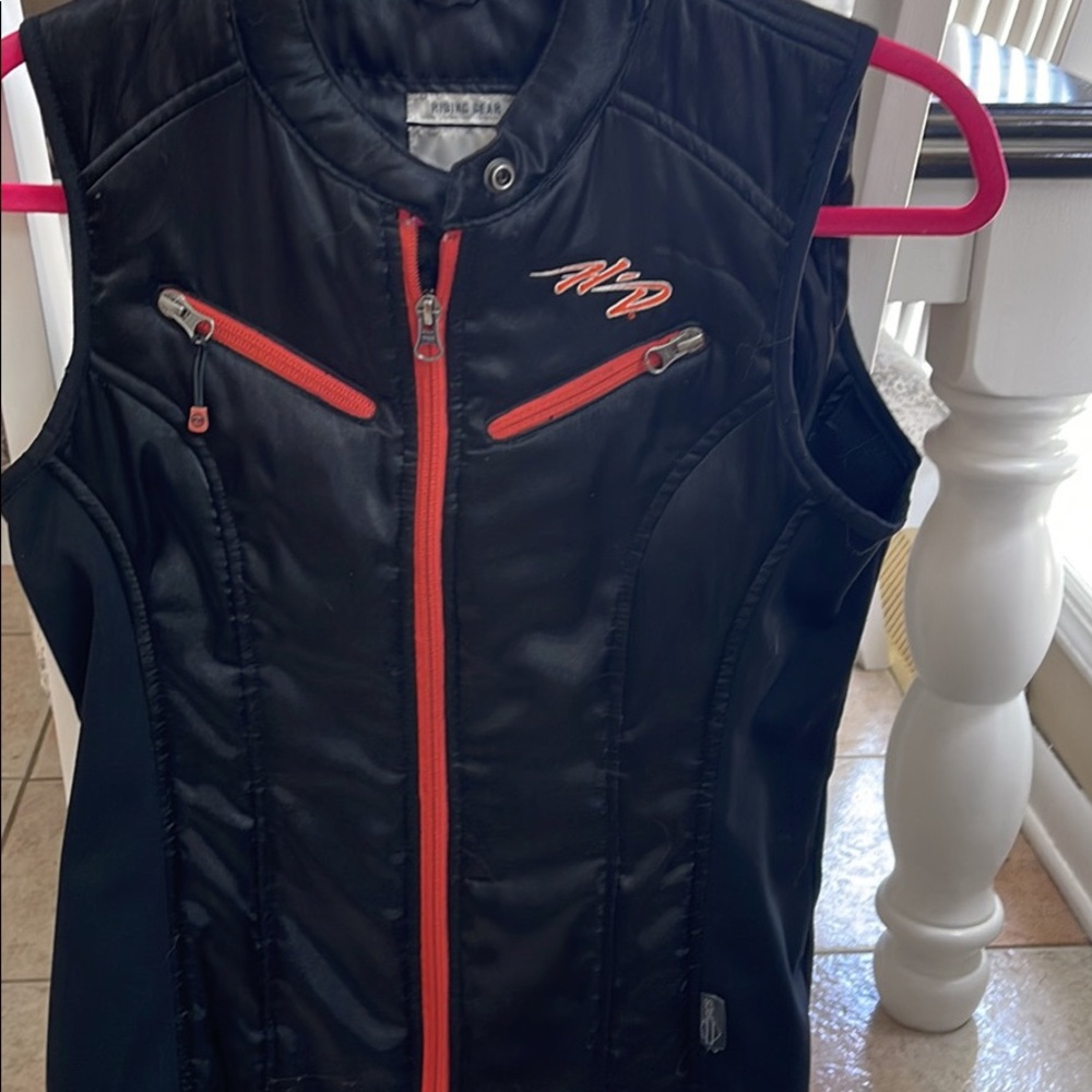 Harley Davidson leather women’s riding vest